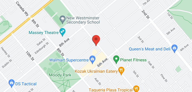 map of 602 620 SEVENTH AVENUE